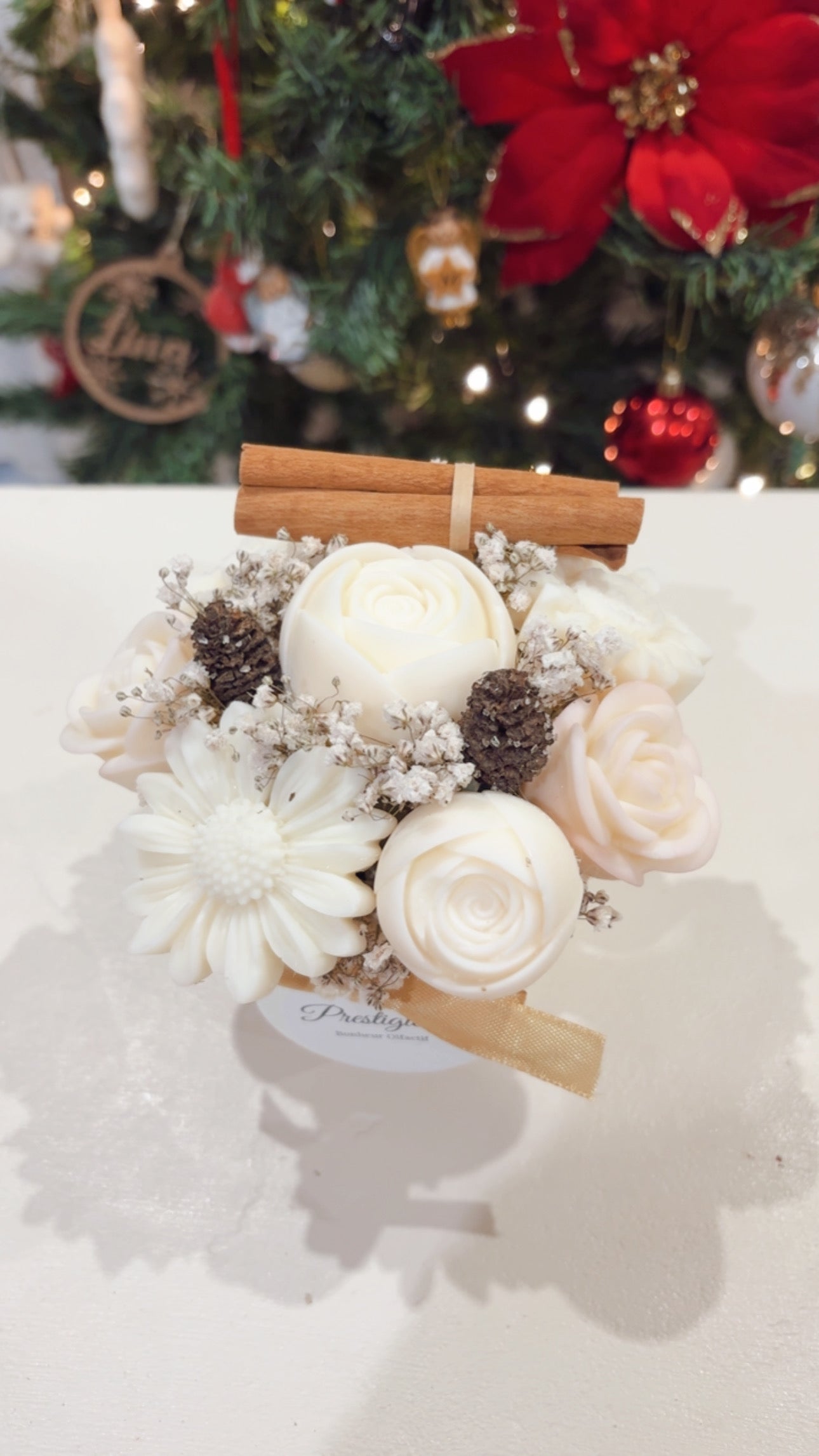 Bouquet de Fondant parfumé Cannelle Orange (Petit)