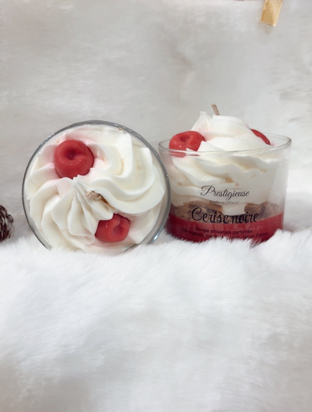 Bougie Gourmande Cerise noire