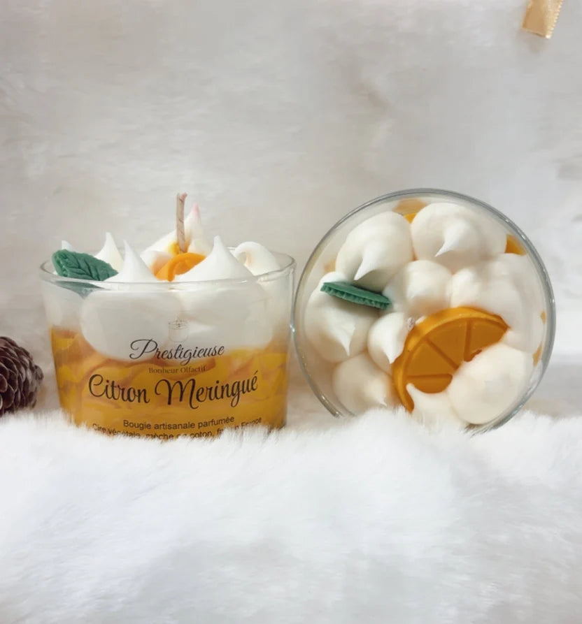 Bougie Gourmande Citron Meringué