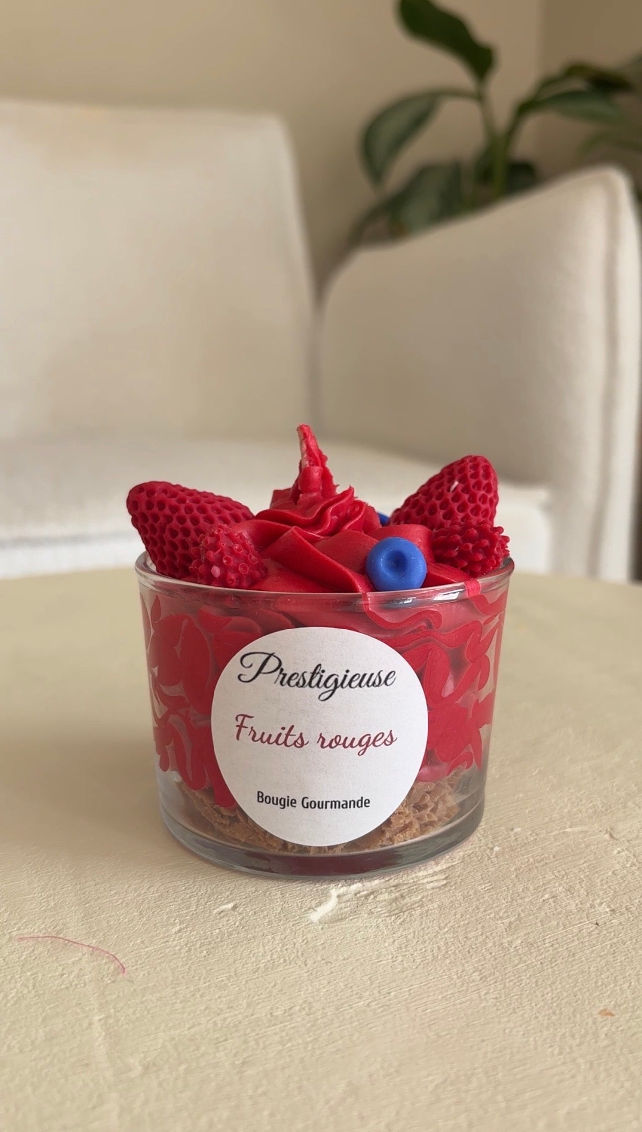 Bougie Gourmande Fruits rouges
